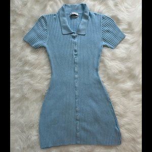 Blue Collared Dress